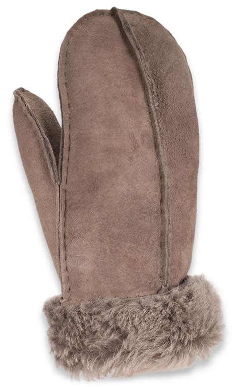 sheepskin mittens for women